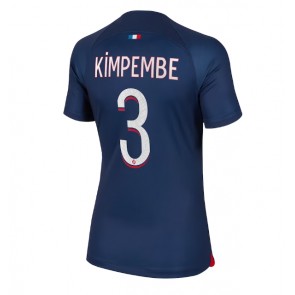 Lacne Ženy Futbalové dres Paris Saint-Germain Presnel Kimpembe #3 2023-24 Krátky Rukáv - Domáci